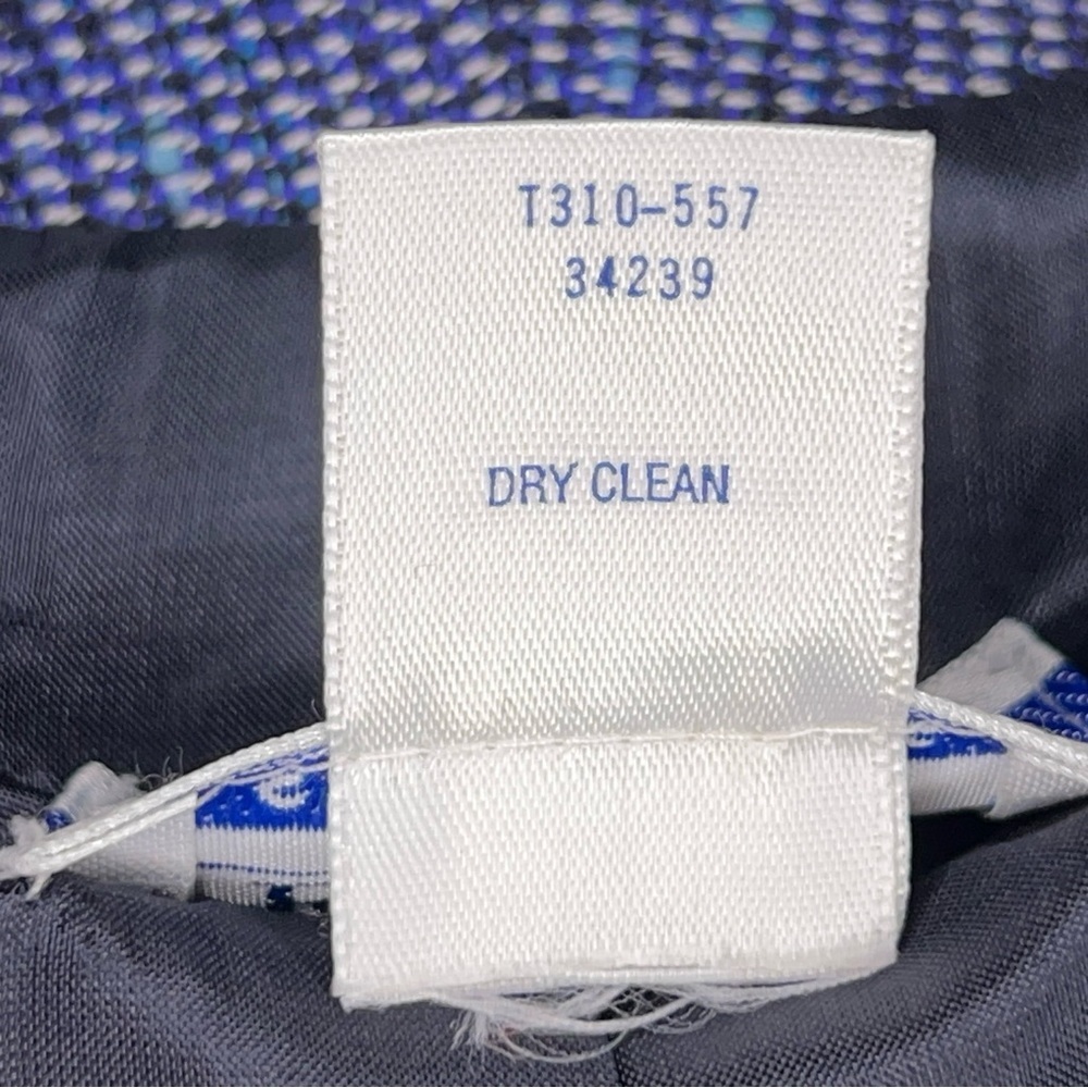 Vintage Size 14 Pendleton Blue Tweed Wool Best Suit Lined Academia - Picture 15 of 15